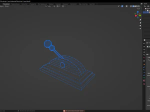 Industrial Electricitys Lever 3D Model