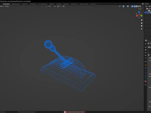 Industrial Electricitys Lever 3D Model