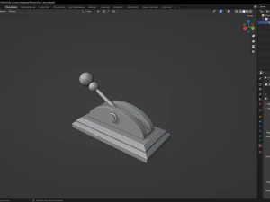 Industrial Electricitys Lever 3D Model
