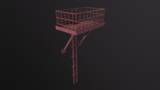 Scaffold 3D 模型 .c4d .max .obj .3ds .fbx .stl .blend