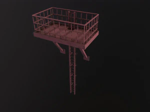 &Eacute;chafaud Modèle 3D