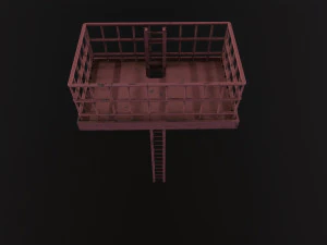 &Eacute;chafaud Modèle 3D