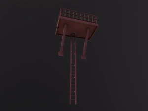 &Eacute;chafaud Modèle 3D
