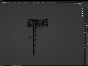 &Eacute;chafaud Modèle 3D