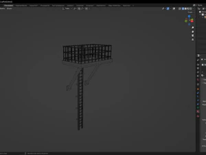 &Eacute;chafaud Modèle 3D