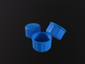 Plastic Pet Bottle Cap Model 3D