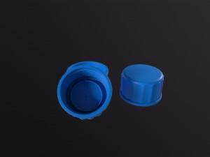 Plastic Pet Bottle Cap Model 3D