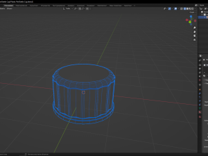 Plastic Pet Bottle Cap Model 3D