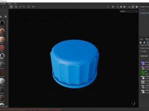 Plastic Pet Bottle Cap Model 3D