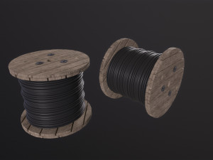 Cable roll 3D 模型