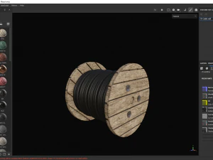 Cable roll 3D Model