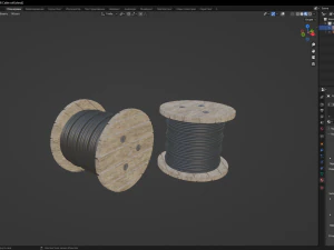 Cable roll 3D Model