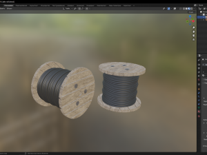 Cable roll 3D 模型
