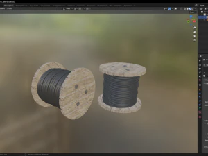 Cable roll 3D Model