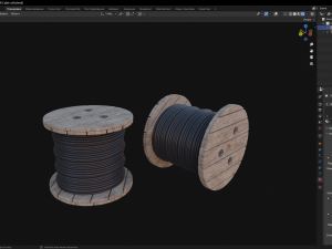 Cable roll 3D 模型