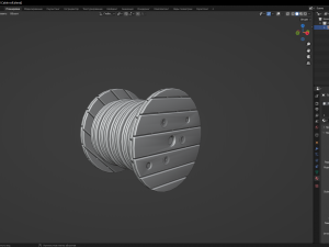 Cable roll 3D 模型