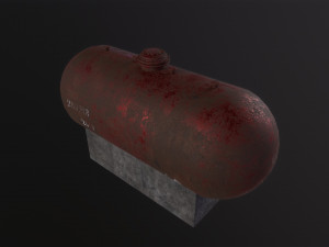 Rusty Oil Tank 3D 모델