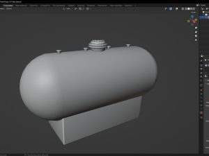 Rusty Oil Tank 3D 모델