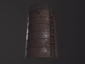Rusted Tank storage 3D Model