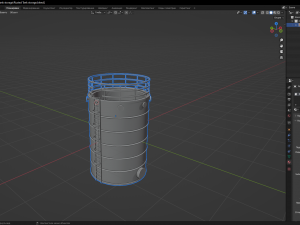Rusted Tank storage Model 3D