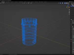 Rusted Tank storage 3D Model