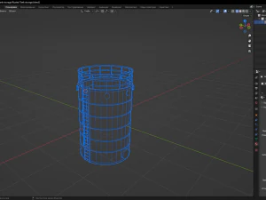 Rusted Tank storage 3D Model