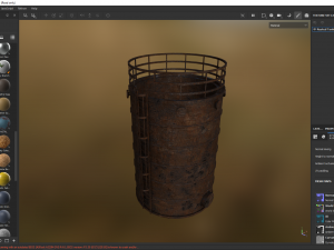 Rusted Tank storage Model 3D