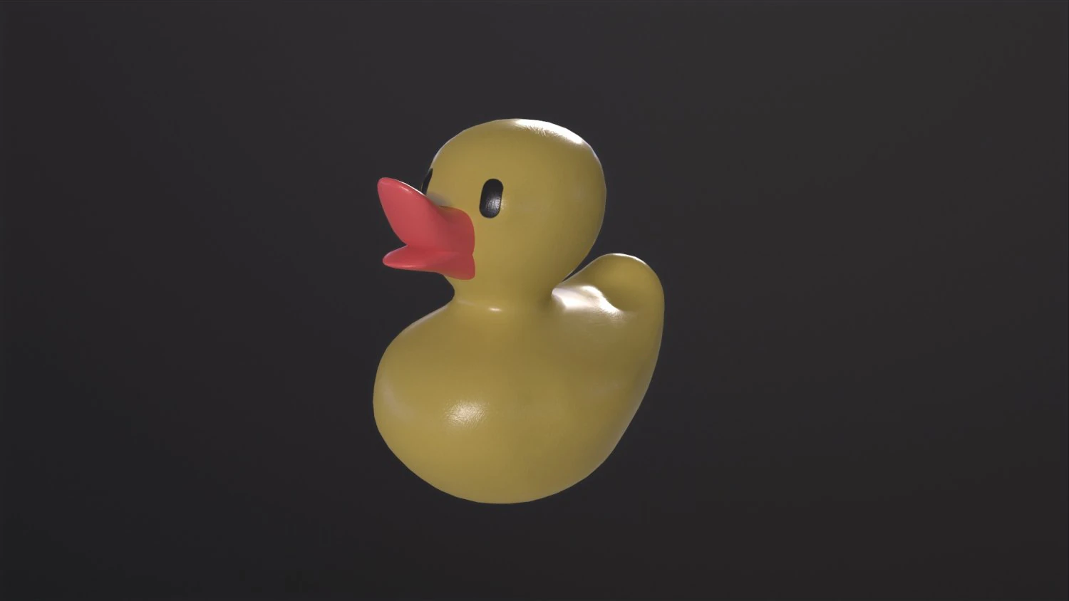 Rubber Duck 3D Model .c4d .max .obj .3ds .fbx .stl .blend 