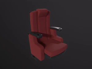 Bioscoopstoelen 3D Model