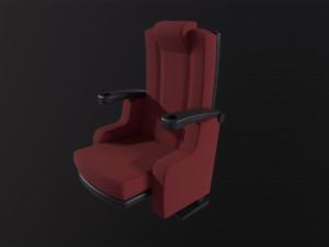 Cinema Chairs 3D Model