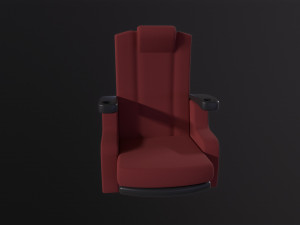 Cinema Chairs 3D Model