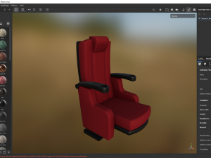 Cinema Chairs 3D Model