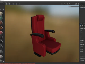 Sillas de cine Modelo 3D