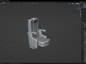 Cinema Chairs 3D Model