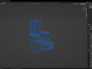 Cinema Chairs 3D Model