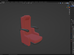 Cinema Chairs 3D Model