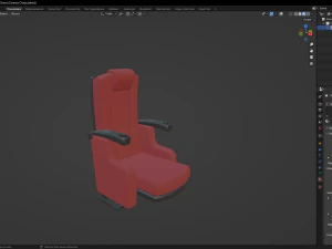 Sillas de cine Modelo 3D
