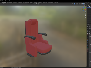 Cinema Chairs 3D Model