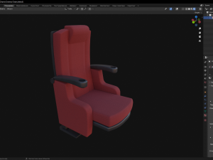 Cinema Chairs 3D Model
