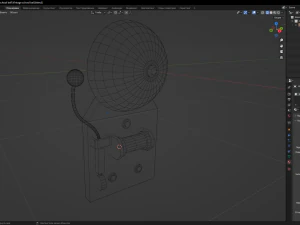 Vintage school bell 3D Model