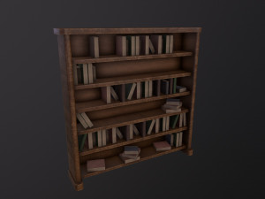 Bookshelf 3D Модель
