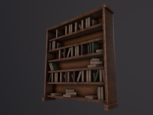 Bookshelf 3D Model
