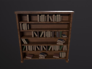 Bookshelf 3D Model