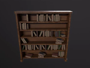 Bookshelf 3D Model