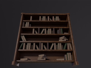 Bookshelf 3D Model