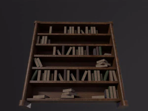 Bookshelf 3D Model