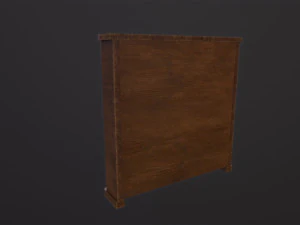 Bookshelf 3D Model