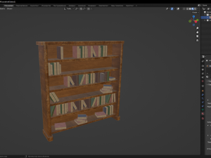 Bookshelf 3D Model