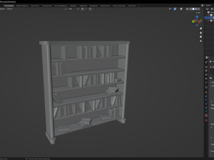 Bookshelf 3D Model