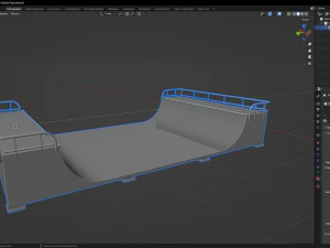 Skate Park 3D Model